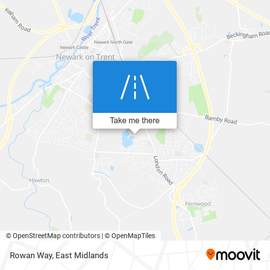 Rowan Way map