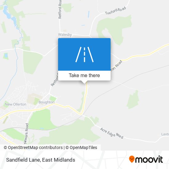 Sandfield Lane map