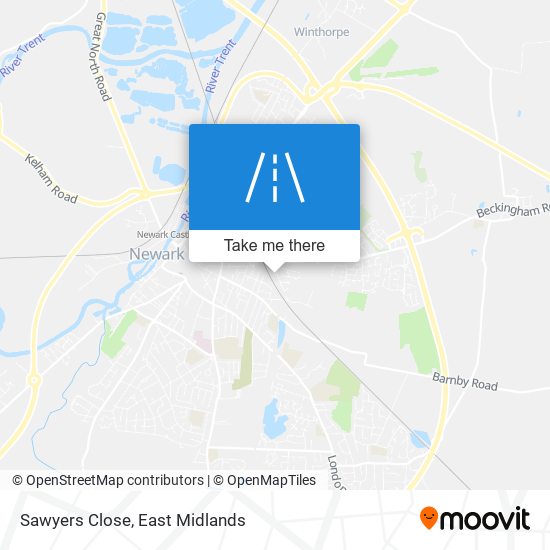 Sawyers Close map