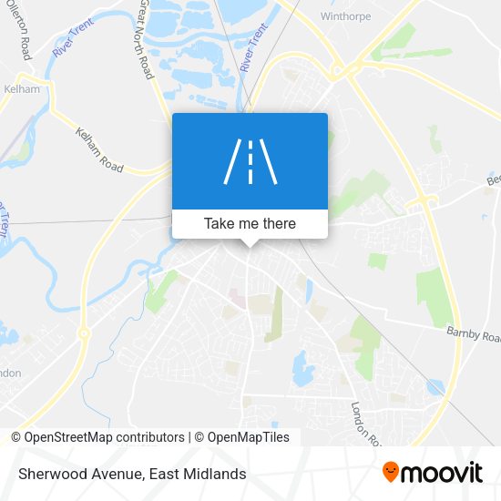 Sherwood Avenue map