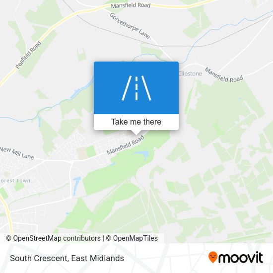 South Crescent map
