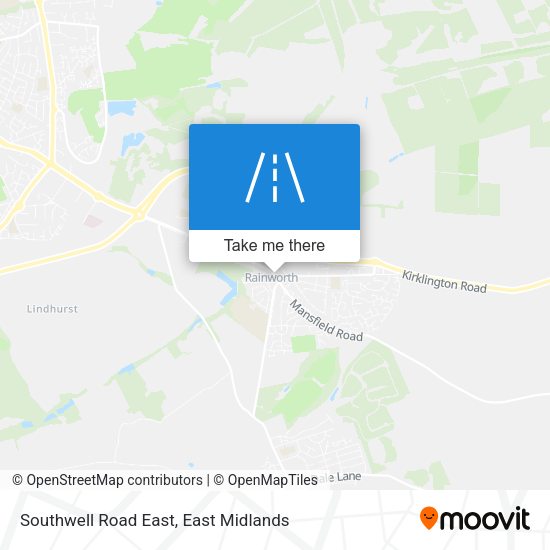 Southwell Road East map