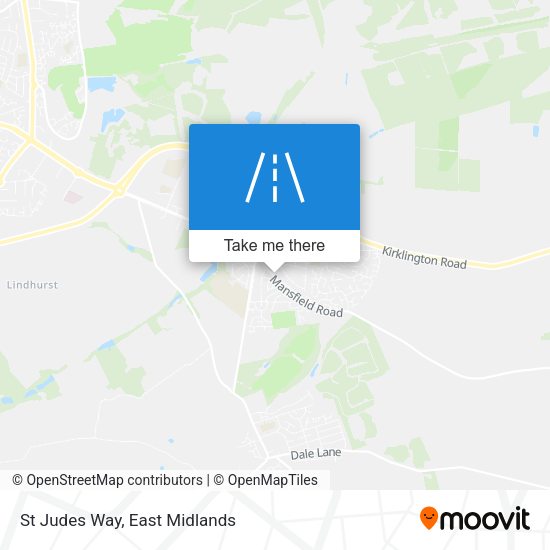 St Judes Way map