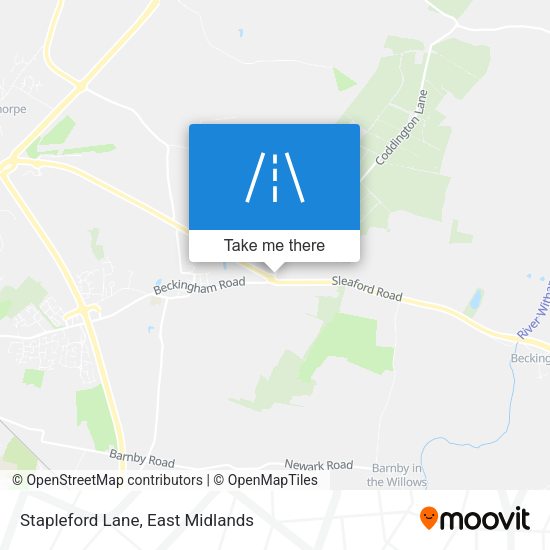 Stapleford Lane map