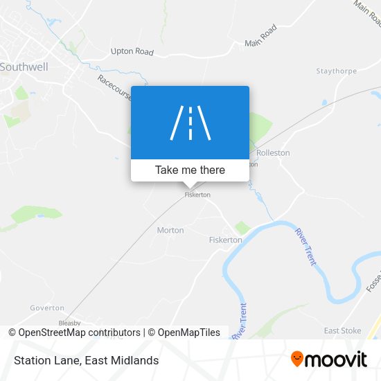 Station Lane map