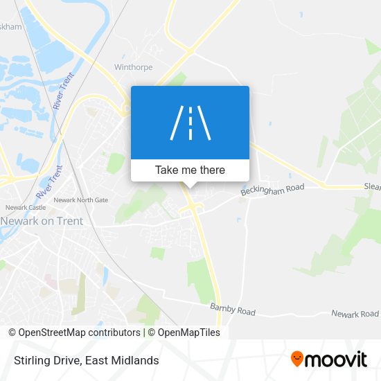 Stirling Drive map