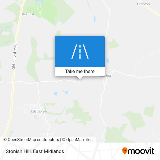 Stonish Hill map
