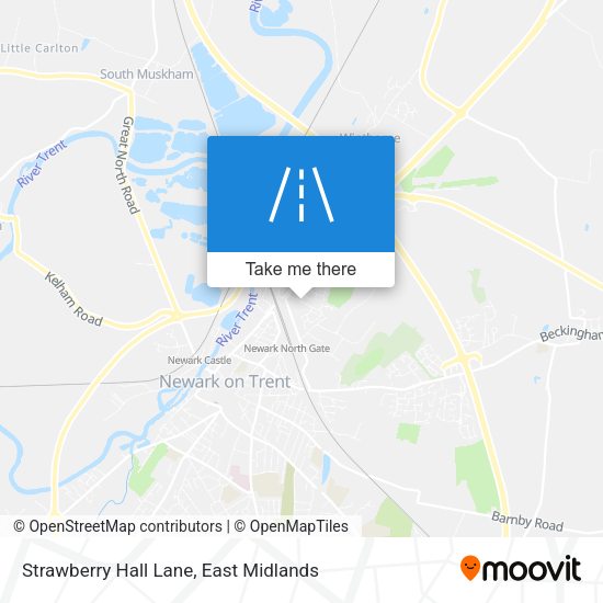 Strawberry Hall Lane map