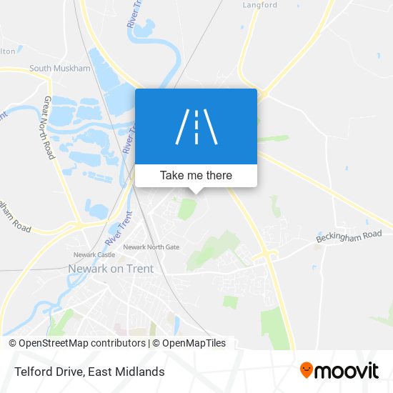 Telford Drive map