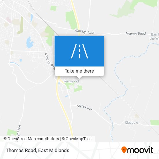 Thomas Road map