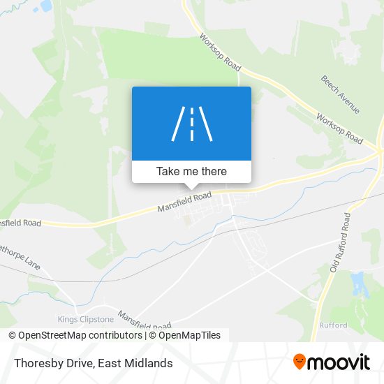 Thoresby  Drive map