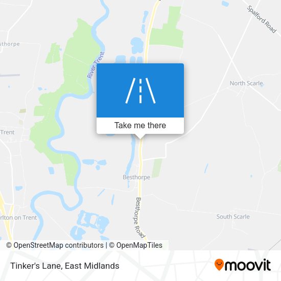 Tinker's Lane map