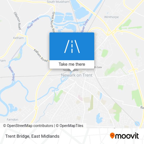 Trent Bridge map