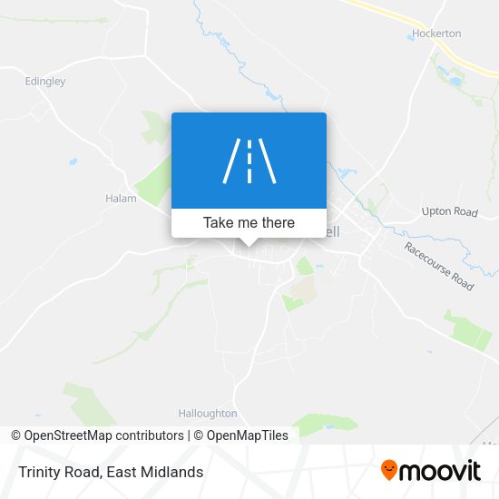 Trinity Road map