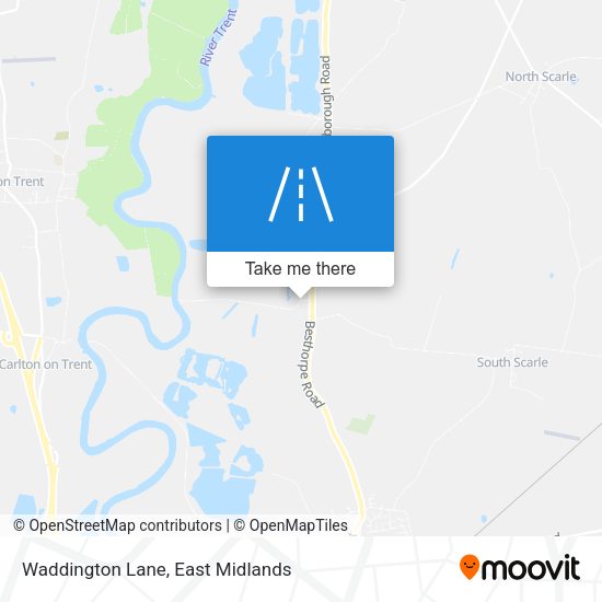 Waddington Lane map
