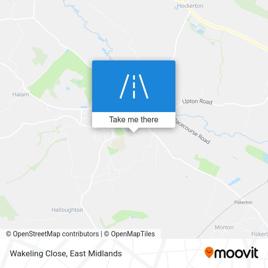 Wakeling Close map