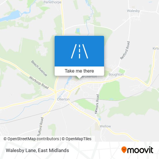Walesby Lane map
