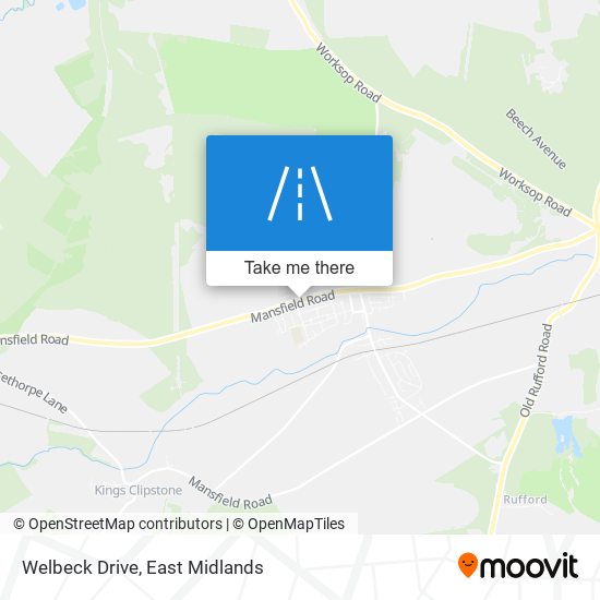 Welbeck Drive map
