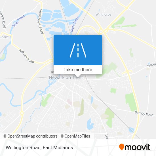 Wellington Road map