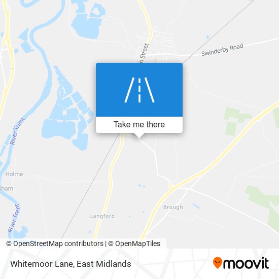 Whitemoor Lane map
