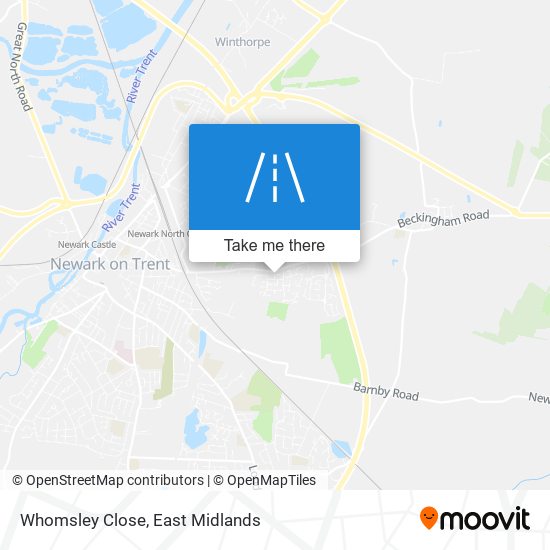 Whomsley Close map