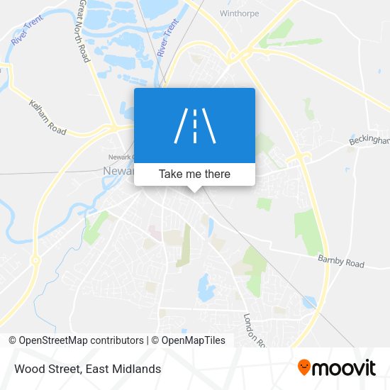Wood Street map