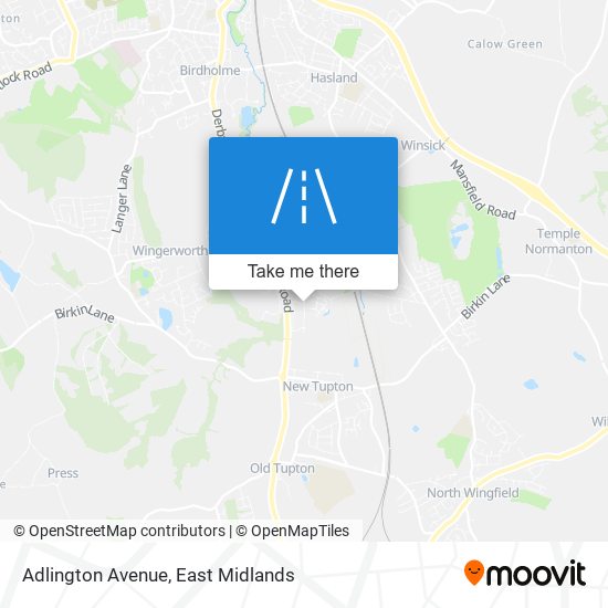 Adlington Avenue map