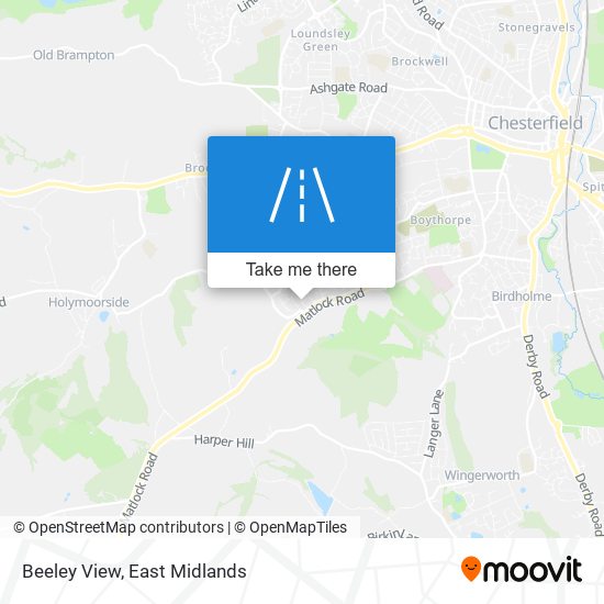 Beeley View map