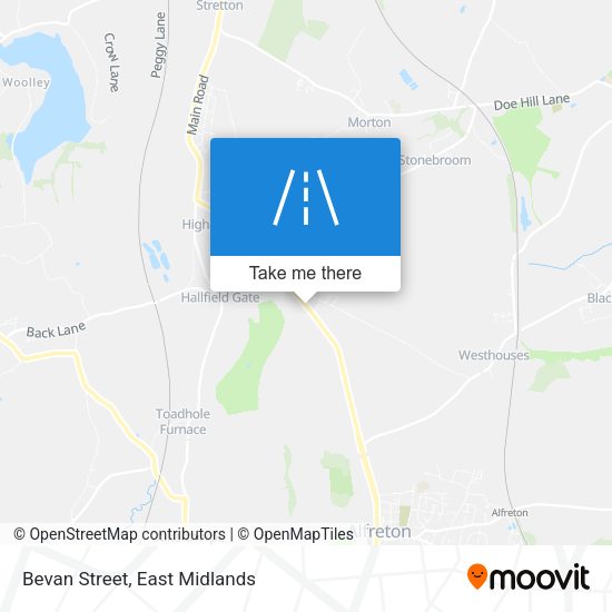 Bevan Street map