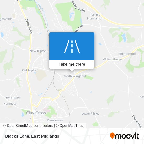 Blacks Lane map