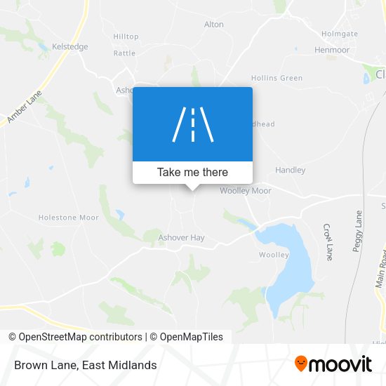 Brown Lane map