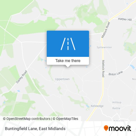 Buntingfield Lane map