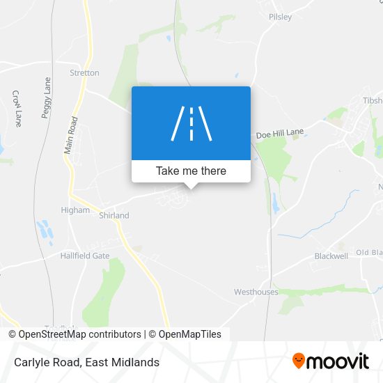 Carlyle Road map