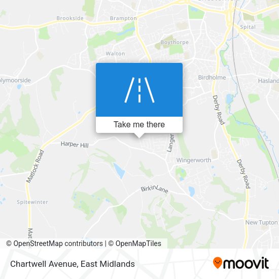 Chartwell Avenue map