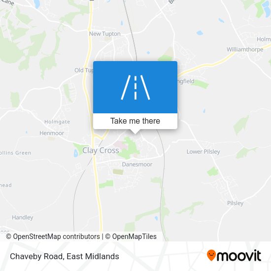 Chaveby Road map