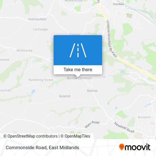 Commonside Road map