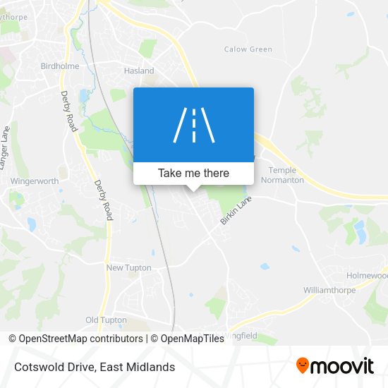 Cotswold Drive map