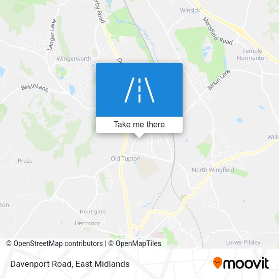 Davenport Road map