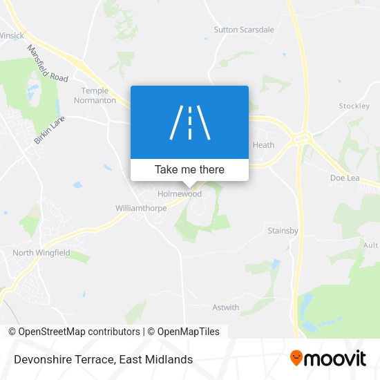 Devonshire Terrace map