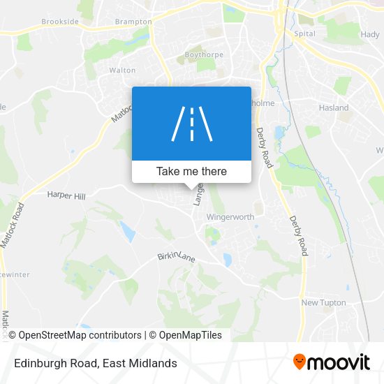 Edinburgh Road map