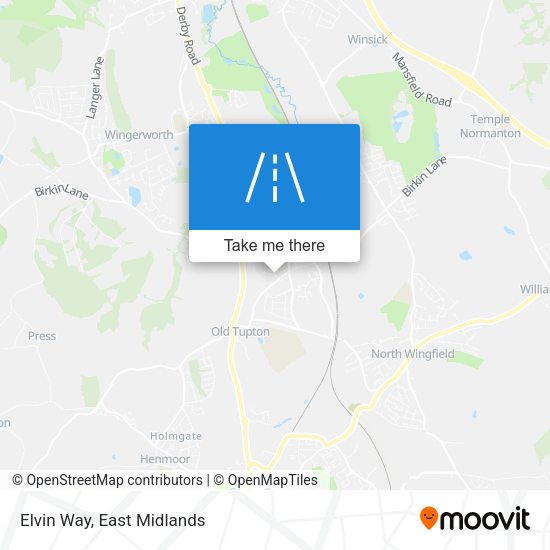 Elvin Way map