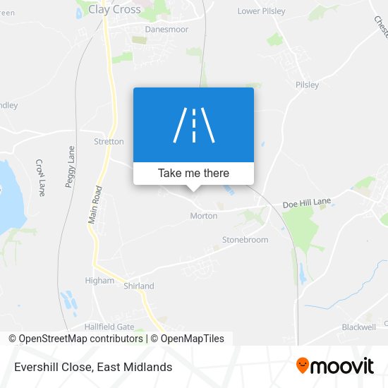 Evershill Close map