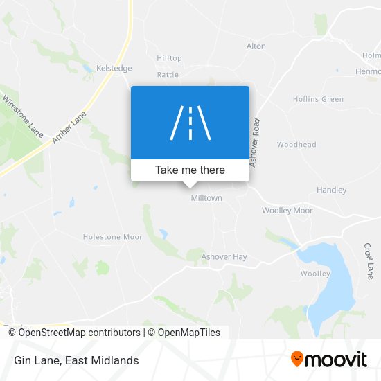 Gin Lane map