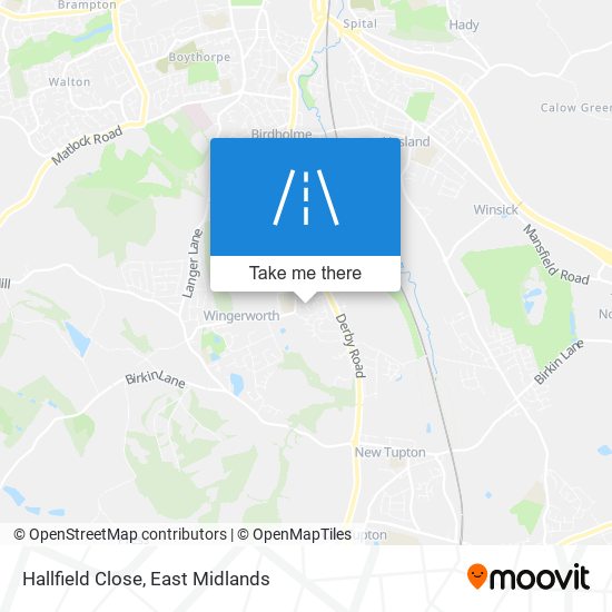 Hallfield Close map