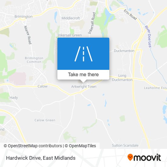 Hardwick Drive map