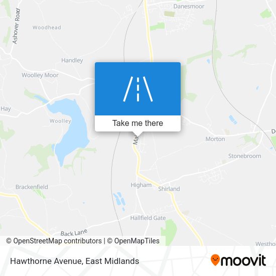 Hawthorne Avenue map