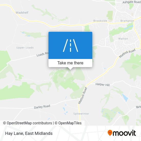 Hay Lane map