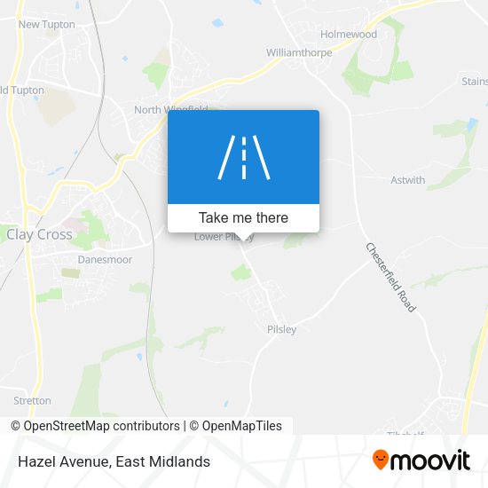 Hazel Avenue map