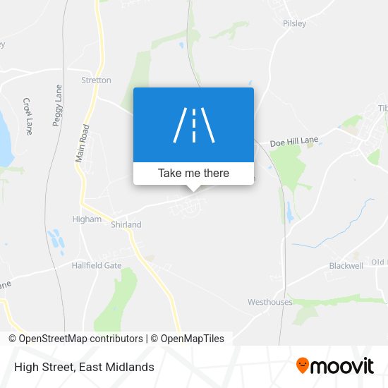 High Street map