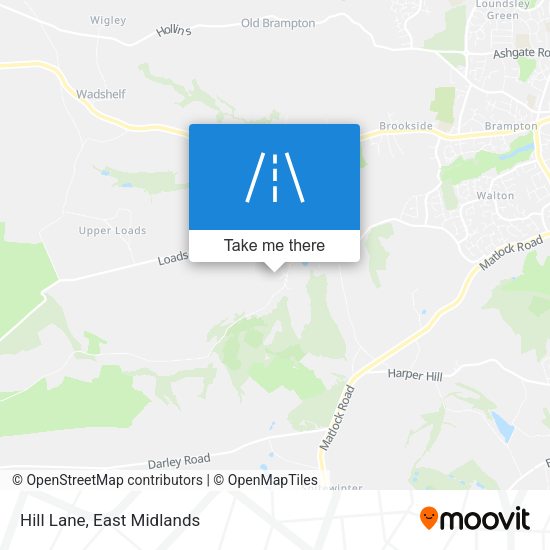 Hill Lane map